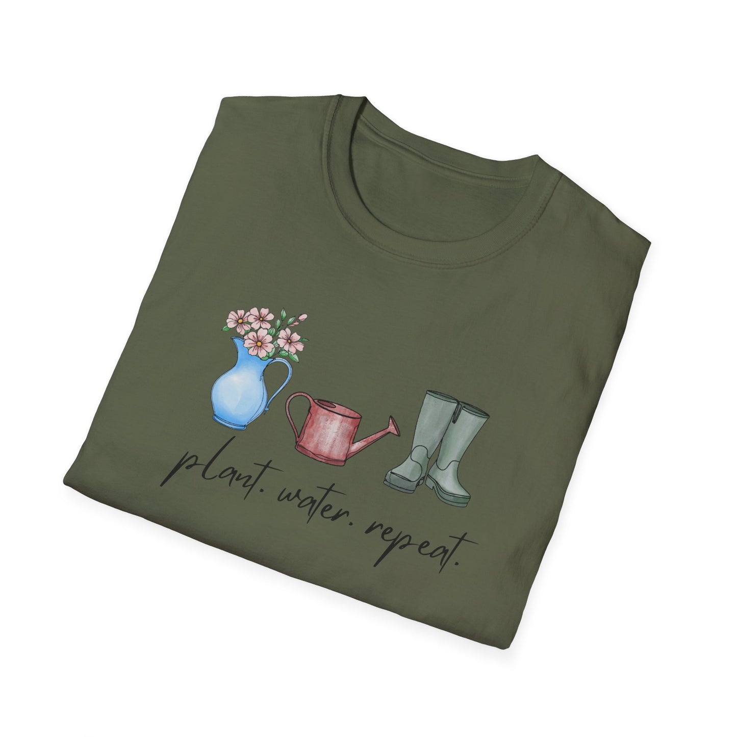 Floral Watercolor Garden Tee