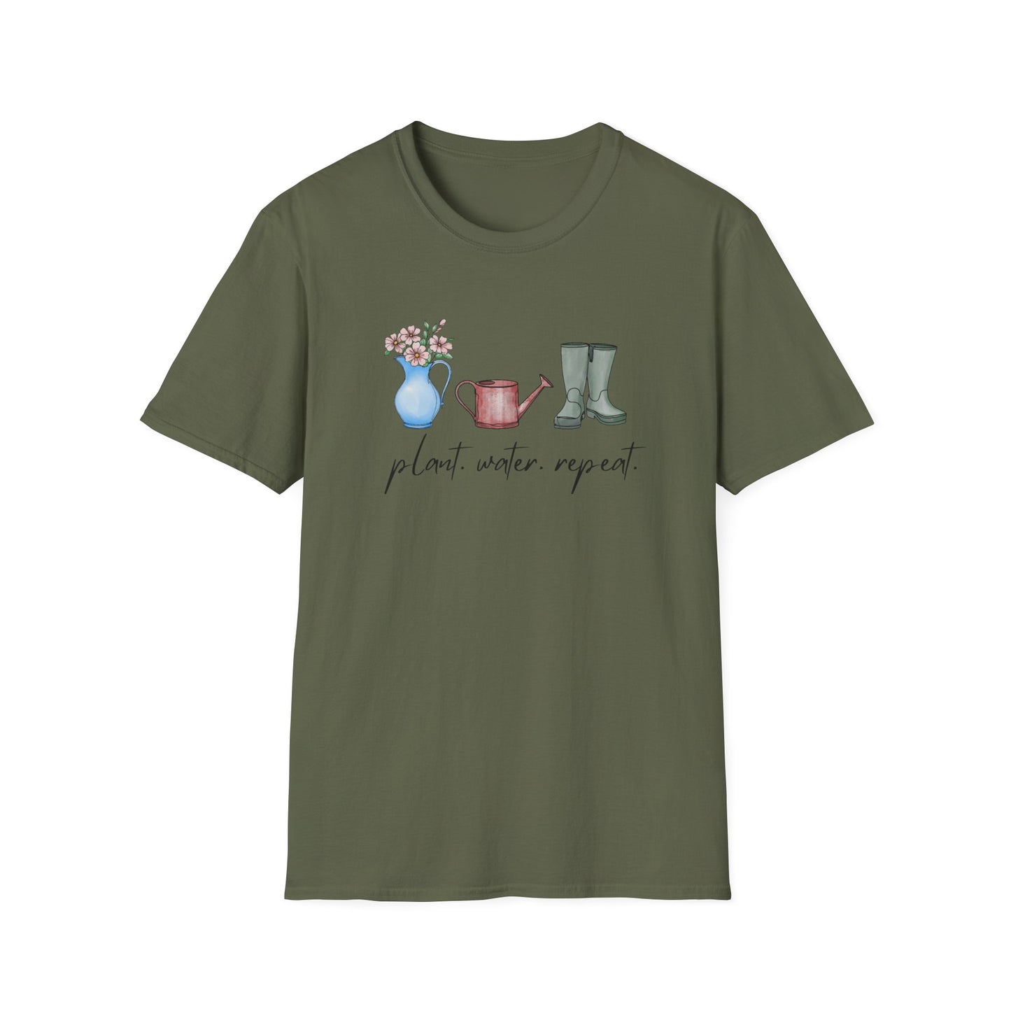 Floral Watercolor Garden Tee