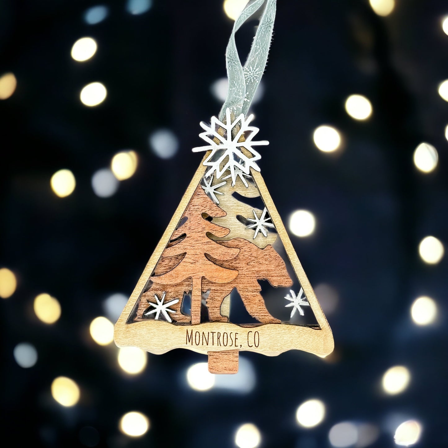 Layered Animal Christmas Ornament