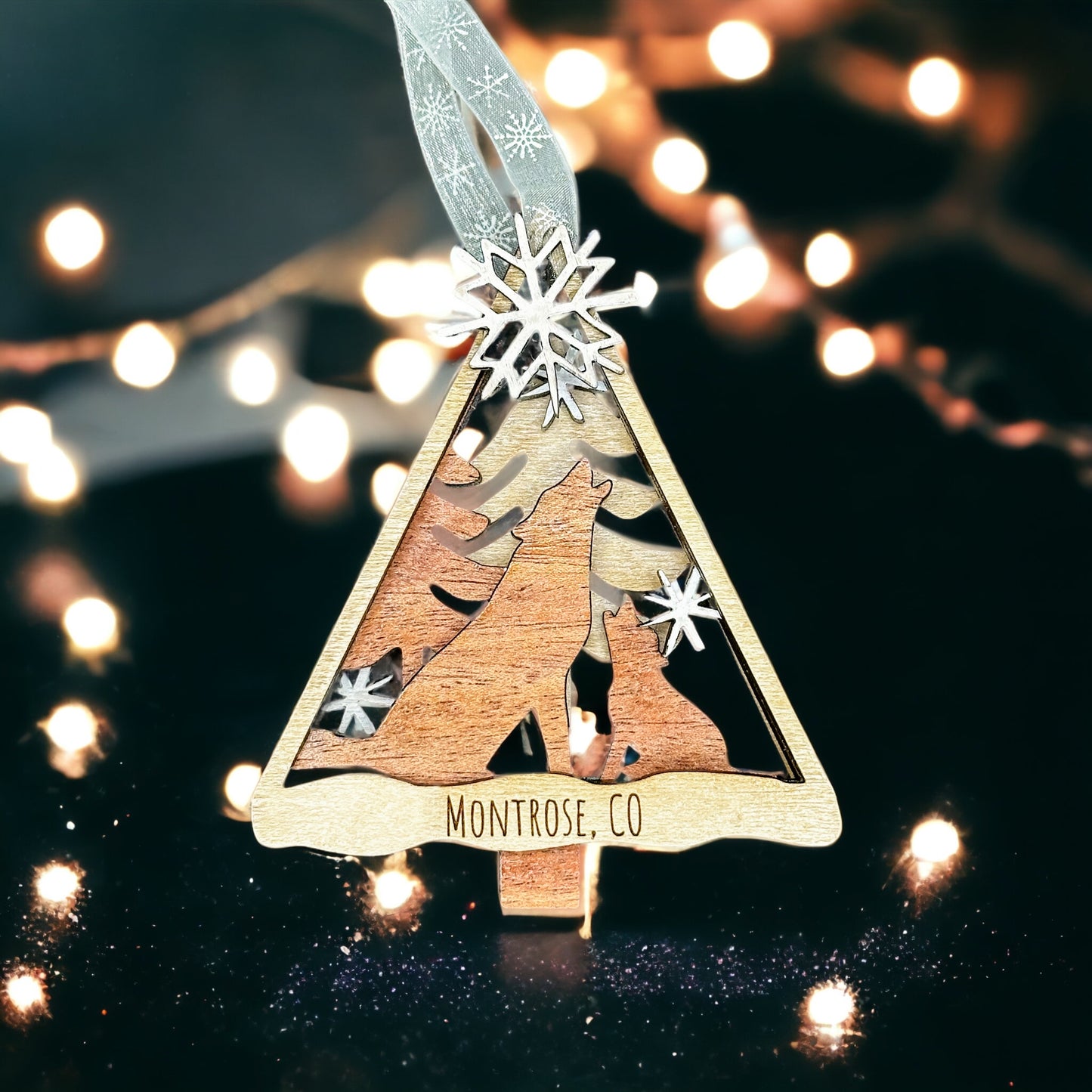 Layered Animal Christmas Ornament