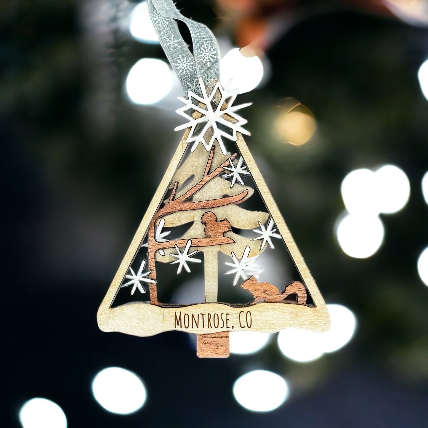 Layered Animal Christmas Ornament
