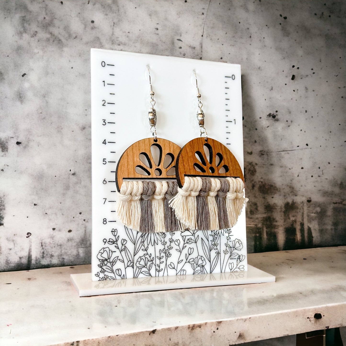 Callie Macrame Earrings